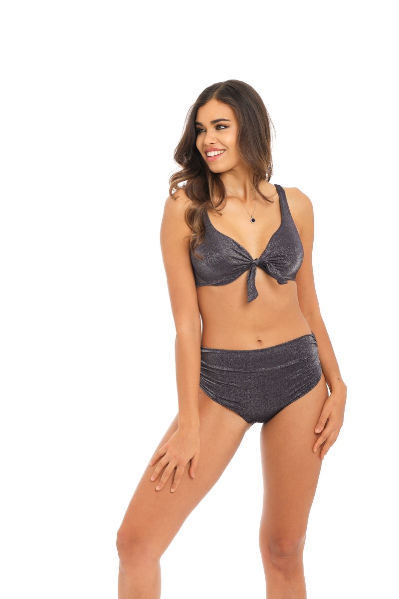bikini lurex vita alta